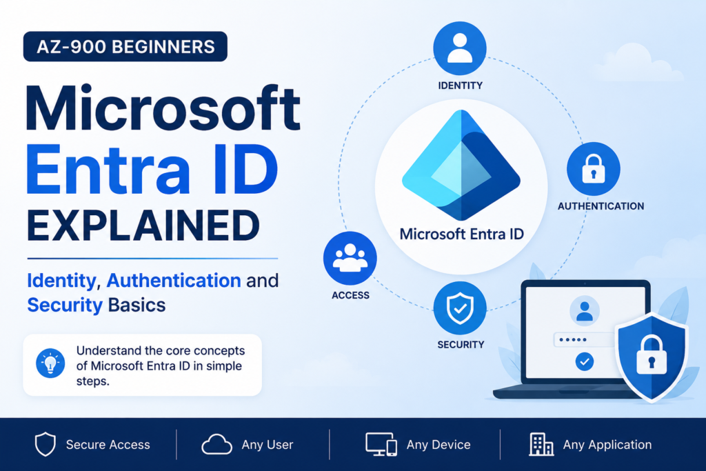 Microsoft Entra ID Explained for AZ-900 Beginners: Identity, Authentication and Security Basics blog image bna du