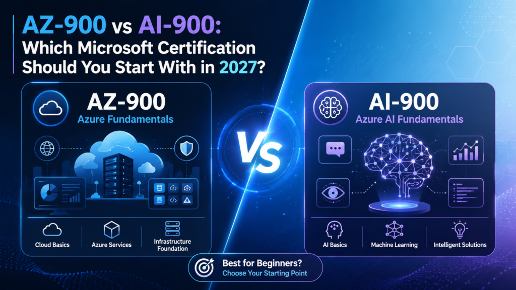 AZ-900 vs AI-900: Which Microsoft Certification Should You Start With in 2027?
