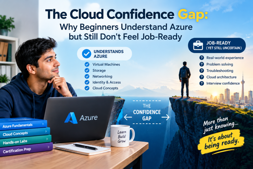 The Cloud Confidence Gap: Why Beginners Understand Azure but Still Don't Feel Job-Ready